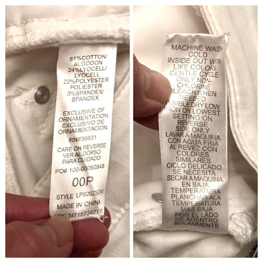 Wit & Wisdom Ab-solution Cuffed White Shorts - Picture 9 of 9